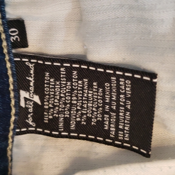 7 For All Mankind Denim Cutoff Shorts - Picture 4 of 7